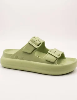 Sandalia Duuo Eva Curvi 04 Verde de Mujer