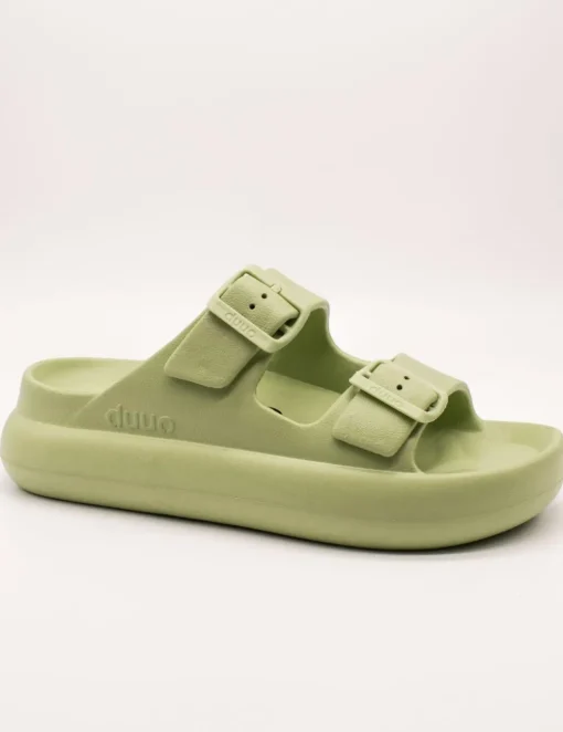 Sandalia Duuo Eva Curvi 04 Verde de Mujer