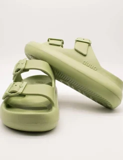 Sandalia Duuo Eva Curvi 04 Verde de Mujer