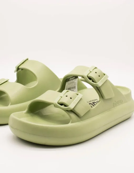 Sandalia Duuo Eva Curvi 04 Verde de Mujer