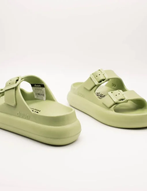 Sandalia Duuo Eva Curvi 04 Verde de Mujer
