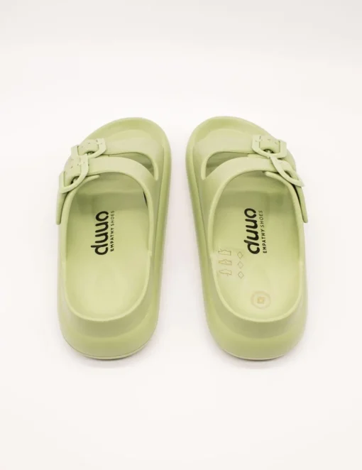 Sandalia Duuo Eva Curvi 04 Verde de Mujer