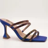 Sandalia Exé Bianca-757 Strass Blue de Mujer