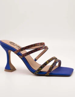 Sandalia Exé Bianca-757 Strass Blue de Mujer