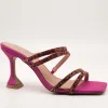 Sandalia Exé Bianca-759 Strass Fuxia de Mujer