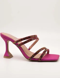 Sandalia Exé Bianca-759 Strass Fuxia de Mujer