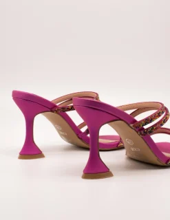 Sandalia Exé Bianca-759 Strass Fuxia de Mujer
