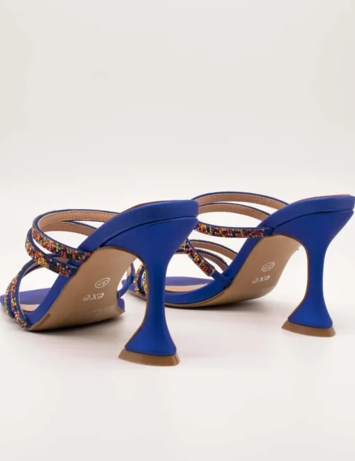 Sandalia Exé Bianca-757 Strass Blue de Mujer
