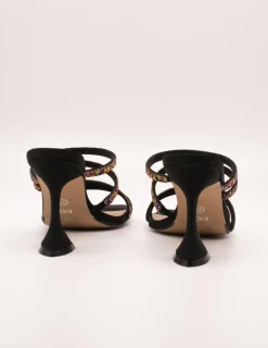 Sandalia Exé Bianca-759 Strass Black de Mujer