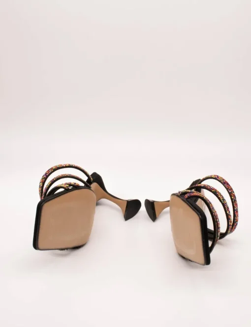 Sandalia Exé Bianca-759 Strass Black de Mujer