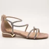 Sandalia Exé Mara-459 Strass Taupe de Mujer
