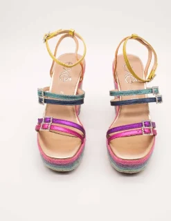 Sandalia Exé Naomi-927 Metallic Multicolor de Mujer