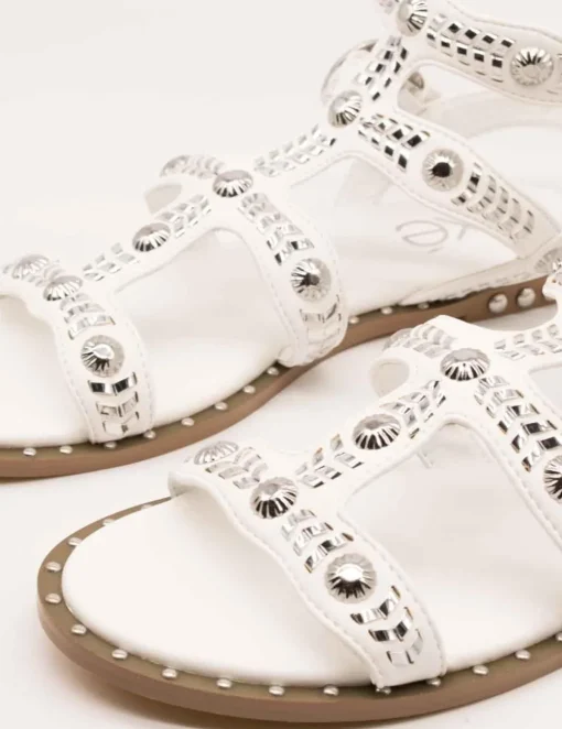 Sandalia Exé VF239C-76 Pu White de Mujer