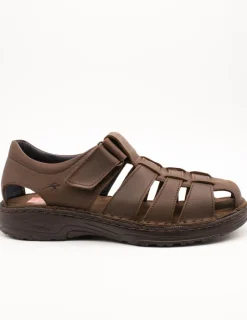 Sandalia Fluchos F2199 Engrasado Gaucho Marrón de Hombre