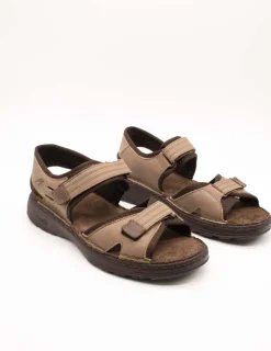 Sandalia Fluchos F2197 Engrasado Gaucho Taupe de Hombre