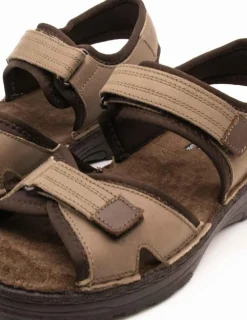 Sandalia Fluchos F2197 Engrasado Gaucho Taupe de Hombre