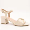 Sandalia Geox D35RNB 000TU C1122 New Eraklia Beige de Mujer