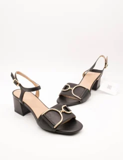 Sandalia Geox D35RNB 000TU C9997 New Eraklia Negro de Mujer