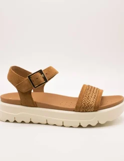 Sandalia Geox D55SZC 00022 C6001 Marrón de Mujer