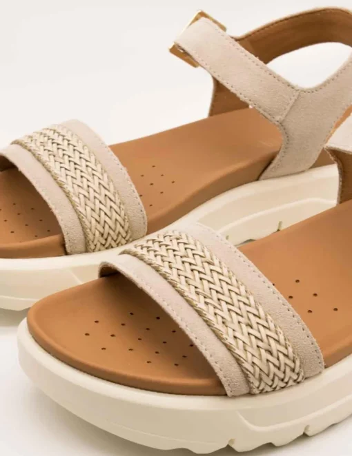 Sandalia Geox D55SZC 00022 C6738 Xand Taupe de Mujer