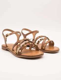 Sandalia Geox D55YMD 01JQS C5006 Maddalusia Camel de Mujer