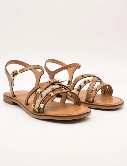 Sandalia Geox D55YMD 01JQS C5006 Maddalusia Camel de Mujer