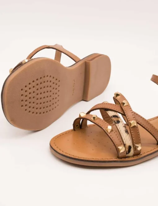 Sandalia Geox D55YMD 01JQS C5006 Maddalusia Camel de Mujer