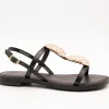 Sandalia Geox D55YMF 0001J C9999 Maddalusiac Black de Mujer