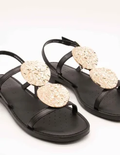 Sandalia Geox D55YMF 0001J C9999 Maddalusiac Black de Mujer