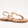 Sandalia Geox D55YMF 000N0 C2012 Maddalusiac Gold de Mujer