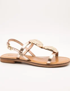 Sandalia Geox D55YMF 000N0 C2012 Maddalusiac Gold de Mujer