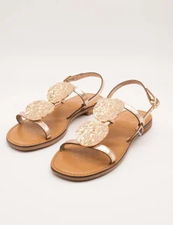 Sandalia Geox D55YMF 000N0 C2012 Maddalusiac Gold de Mujer