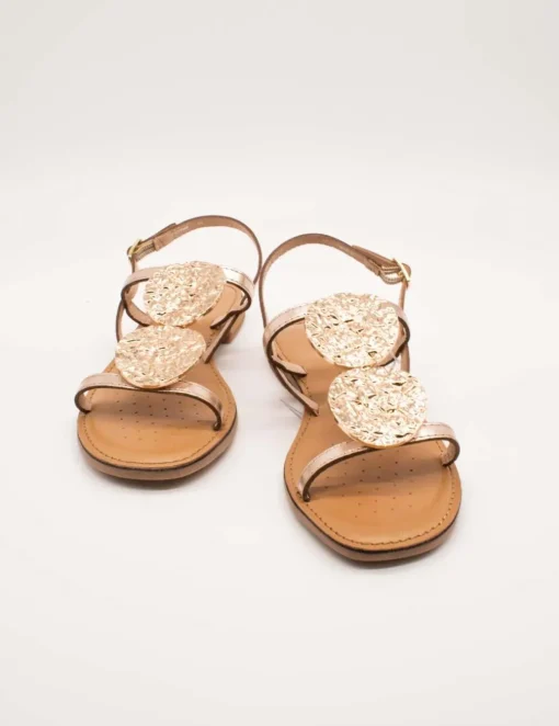Sandalia Geox D55YMF 000N0 C2012 Maddalusiac Gold de Mujer