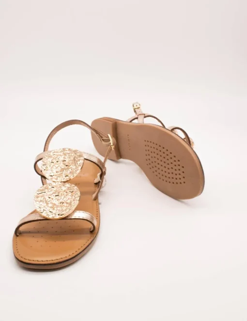 Sandalia Geox D55YMF 000N0 C2012 Maddalusiac Gold de Mujer