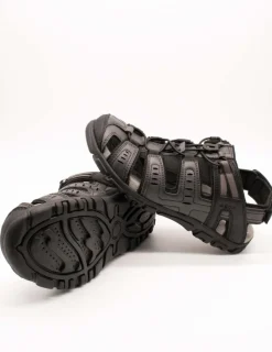 Sandalia Geox U4524C 000ME C9999 Strada Black de Hombre
