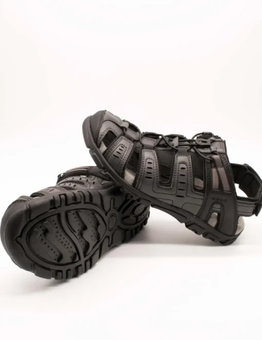 Sandalia Geox U4524C 000ME C9999 Strada Black de Hombre