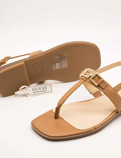 Sandalia Guess FLJREL LEA21 Reality Tan de Mujer