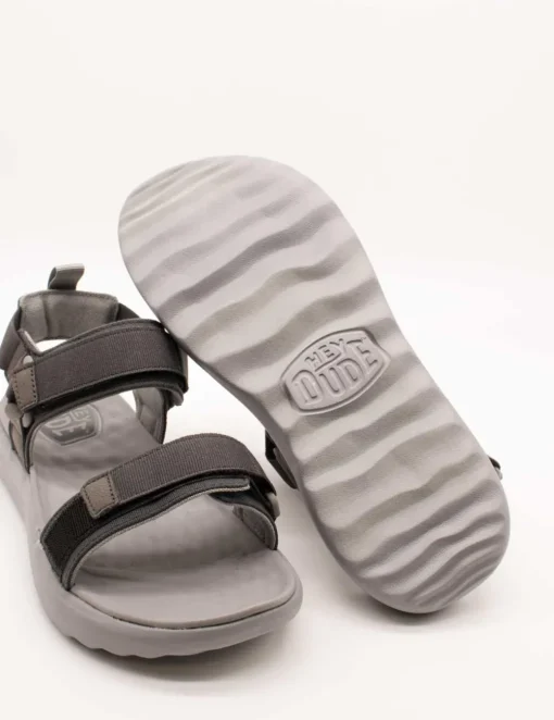 Sandalia Hey Dude Carson Sport Grey de Hombre