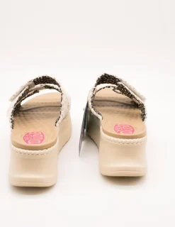 Sandalia Hey Dude HD43210-2UG Delray Tan de Mujer