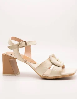 Sandalia Hispanitas HV243272 Mallorca Crema de Mujer