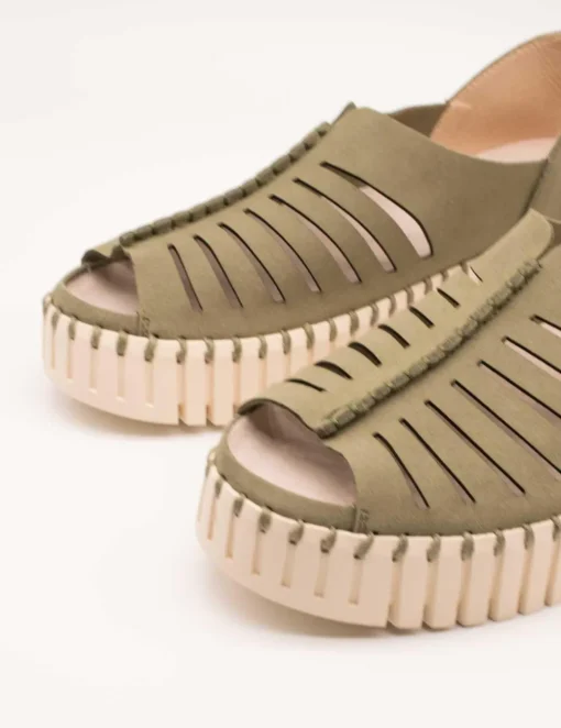 Sandalia Ilse Jacobsen TULIP9376-410 Army de Mujer
