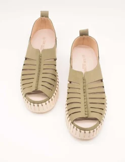 Sandalia Ilse Jacobsen TULIP9376-410 Army de Mujer