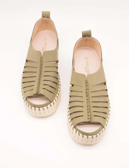 Sandalia Ilse Jacobsen TULIP9376-410 Army de Mujer