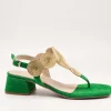 Sandalia Kess 22812 Ante Grass Green de Mujer