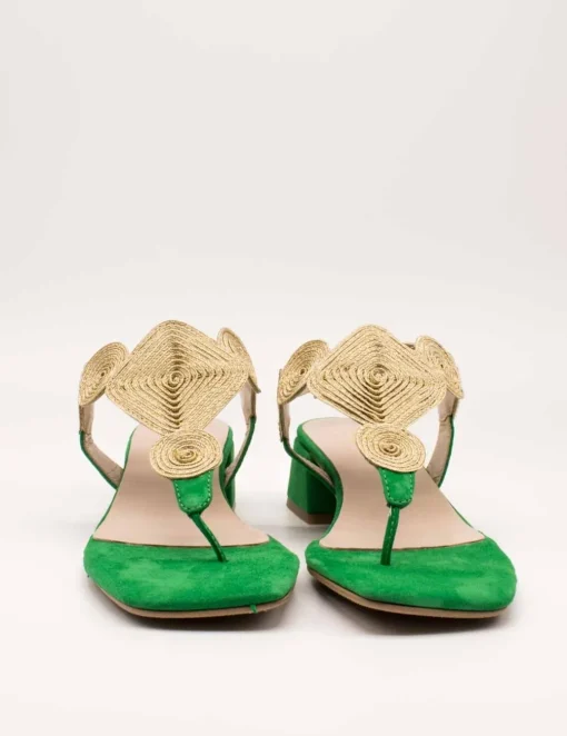 Sandalia Kess 22812 Ante Grass Green de Mujer