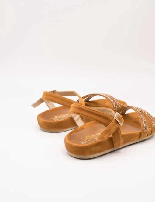 Sandalia Kess 23347 Ante Hoja de Mujer