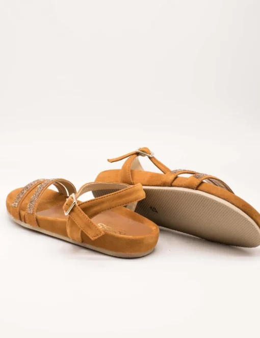 Sandalia Kess 23347 Ante Hoja de Mujer