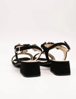 Sandalia Kess 23034 Ante Negro de Mujer