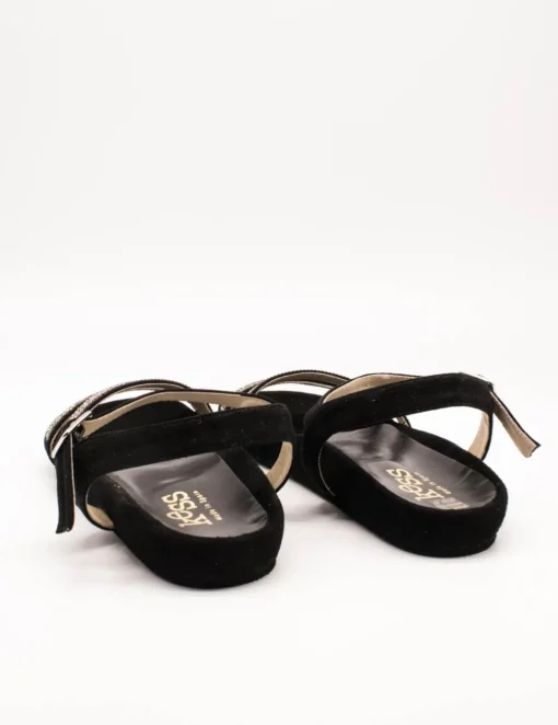 Sandalia Kess 23347 Ante Negro de Mujer