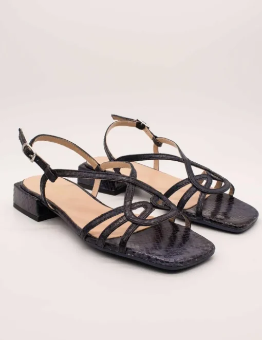 Sandalia Kess 22672 marino ambar de mujer.